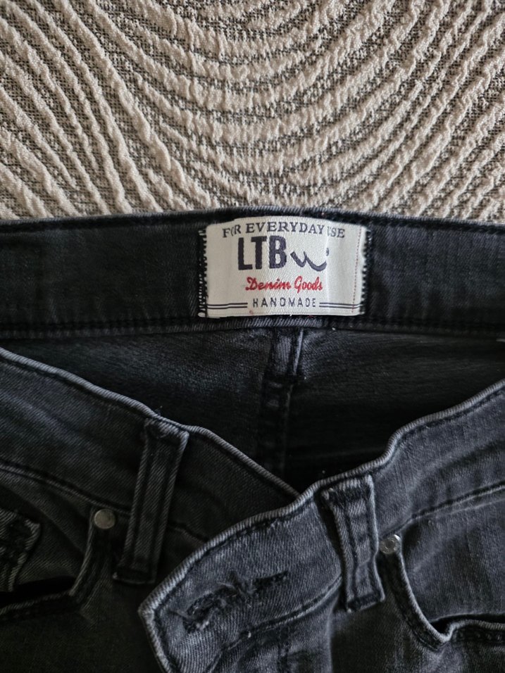 LTB Koyu Gri Kadın Yüksek Bel Süper Skinny Kot Pantolon - Görsel 4