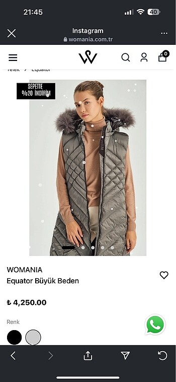 s Beden Womania yelek