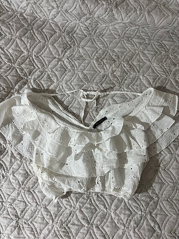 Bershka beyaz crop