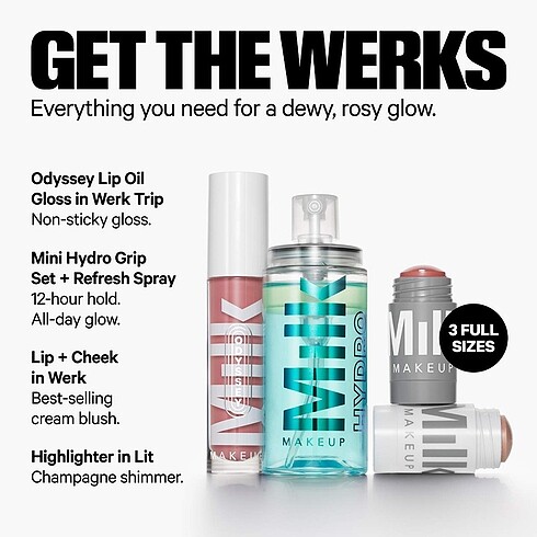 Sephora Milk Makeup The Werks Makeup Set