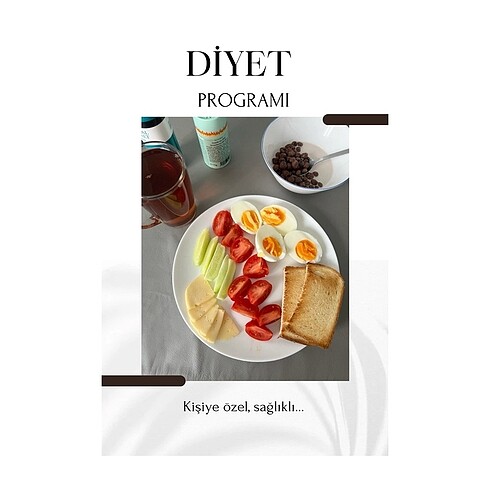 Kişiye Özel Haftalık Diyet Programı