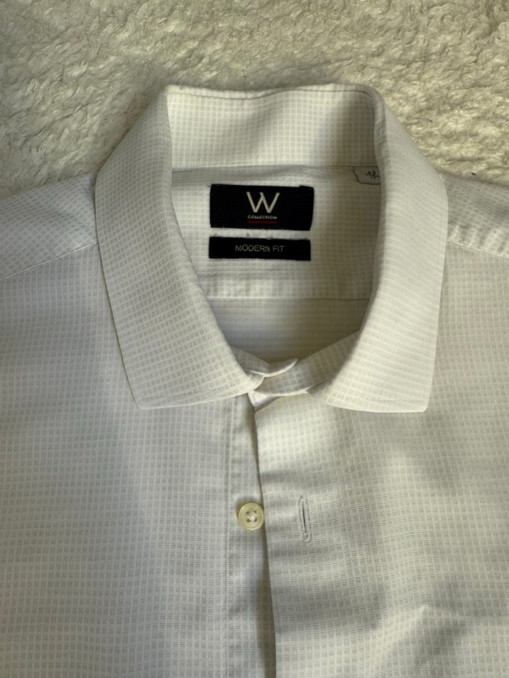 Erkek Beyaz Gömlek - Görsel 3