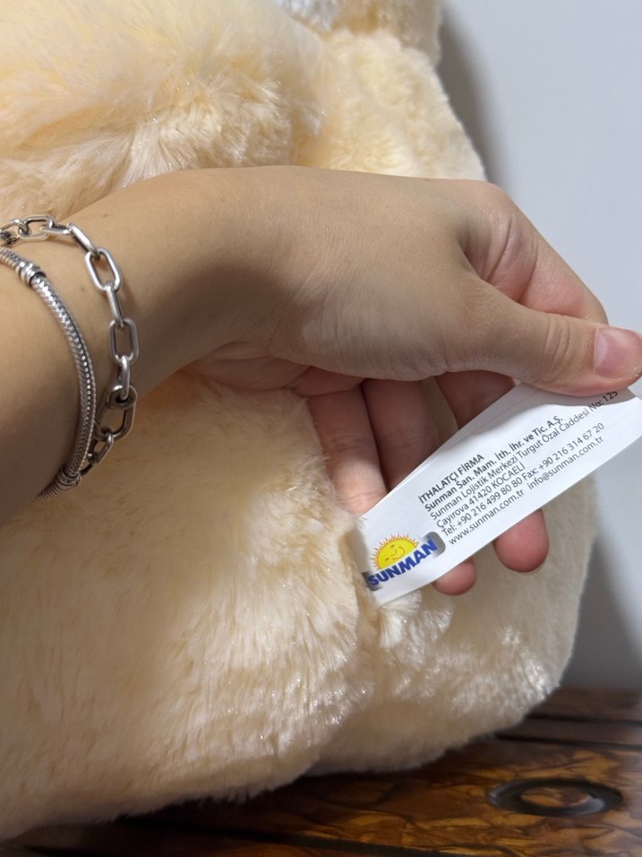 Bej Peluş Tavşan Oyuncak - Görsel 4