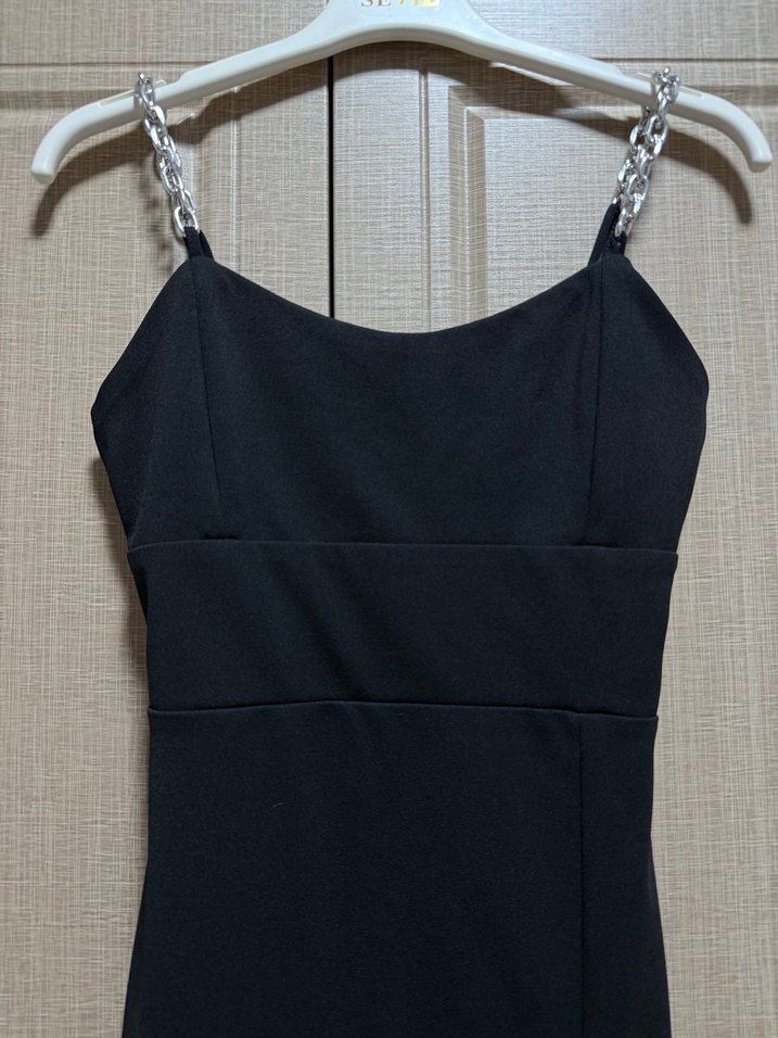 Siyah mini elbise - Görsel 2