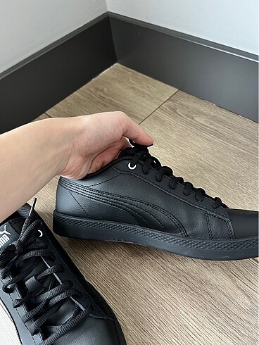 38 Beden siyah Renk Puma kadın siyah spor ayakkabı