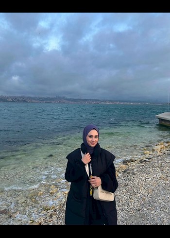 Kadın Siyah Şişme yelek