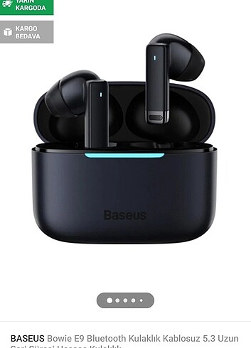 BASESUS BOWİE E9 ANC Bluetooth Kulaklik 