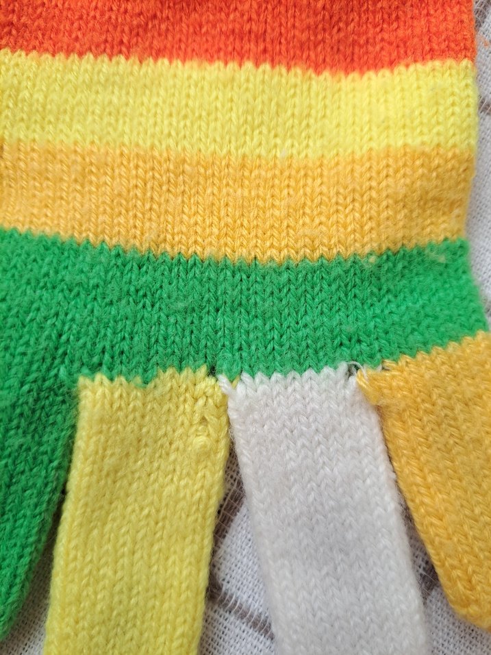 Renkli Çizgili Eldiven - Görsel 5