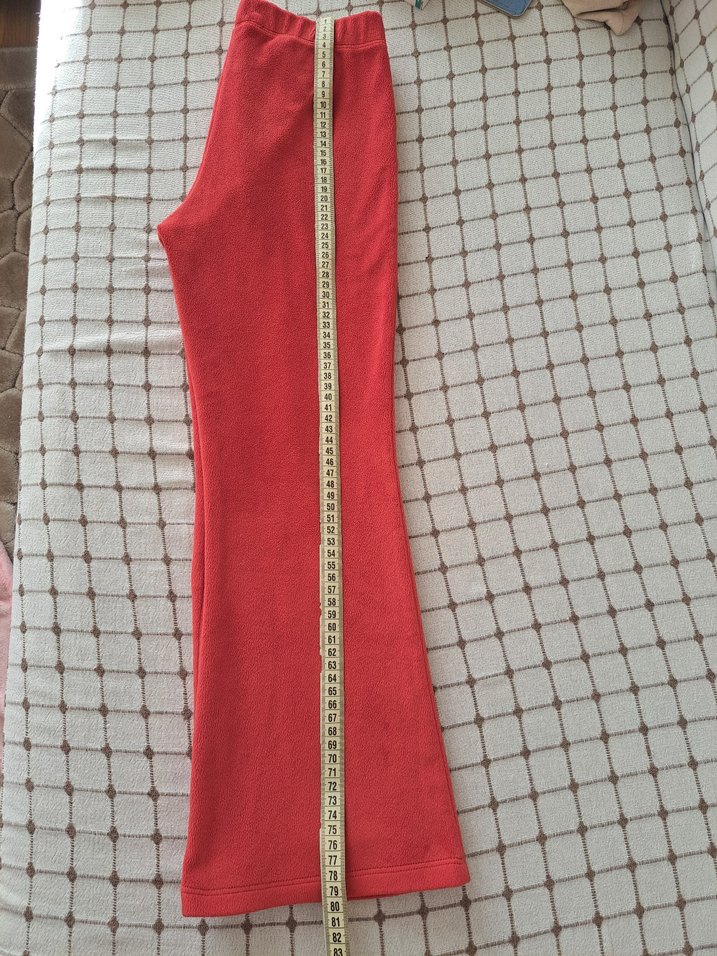 Kız Çocuk İspanyol Paça Kadife Tayt - Görsel 5