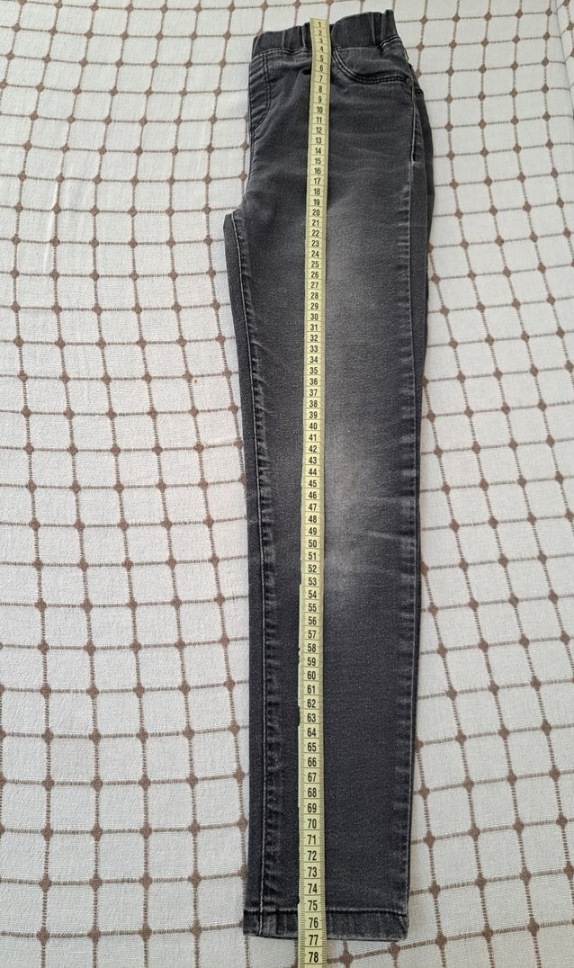 Kız Çocuk Skinny Denim Tayt Pantolon - Görsel 5