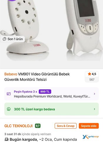 Bebevo Bebek Video Monitörü - Görsel 9