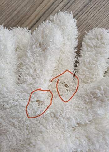 Kız Çocuk Peluş Eldiven - Görsel 4