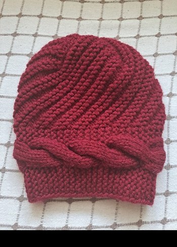 Çiçek Detaylı Örgü Kadın Bere - Görsel 2