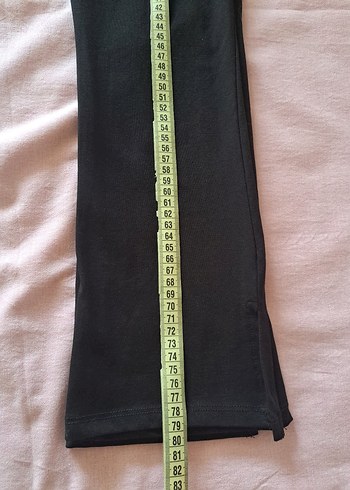 Kız Çocuk İspanyol Paça Yırtmaçlı Tayt - Görsel 10