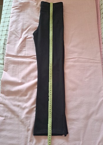 Kız Çocuk İspanyol Paça Yırtmaçlı Tayt - Görsel 9