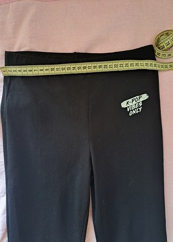 Kız Çocuk İspanyol Paça Yırtmaçlı Tayt - Görsel 7