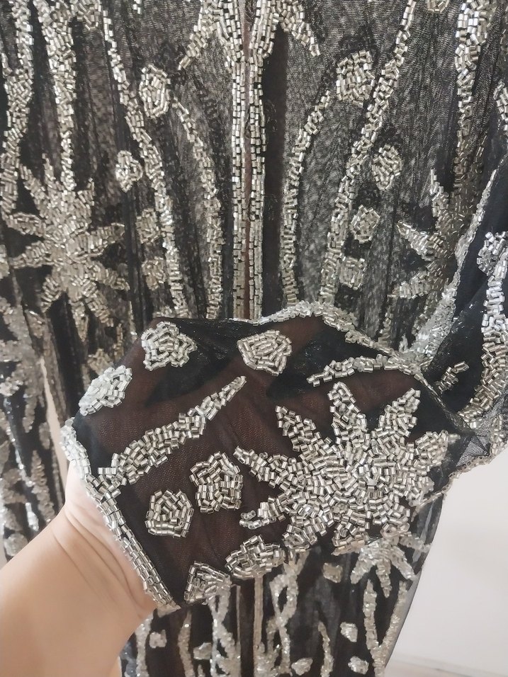 İTHAL BONCUK İŞLEME ABAYA - Görsel 5