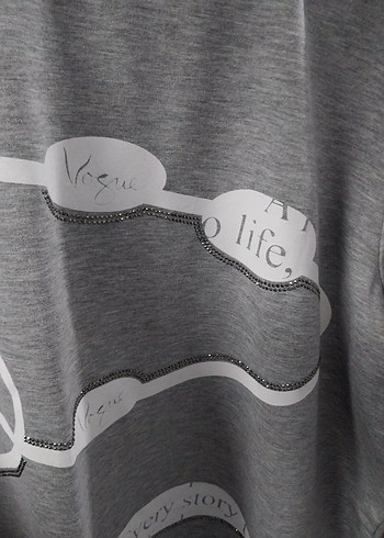 BÜYÜK BEDEN TAŞLI TUNİK - Görsel 3