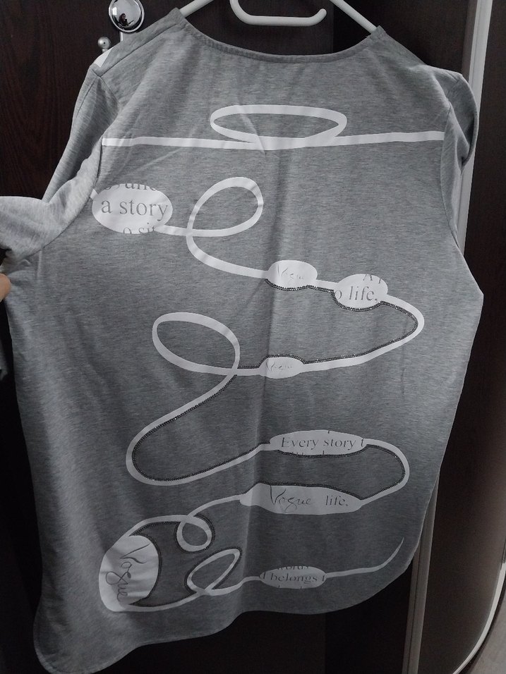 BÜYÜK BEDEN TAŞLI TUNİK - Görsel 5