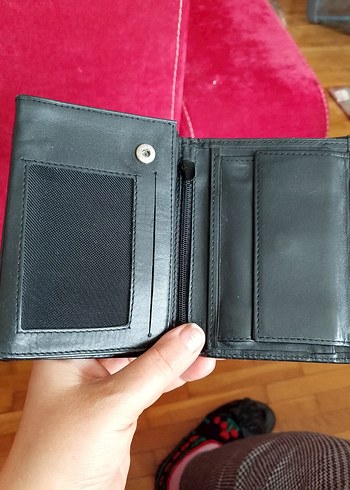 Siyah Minimalist Erkek Cüzdanı - Görsel 2