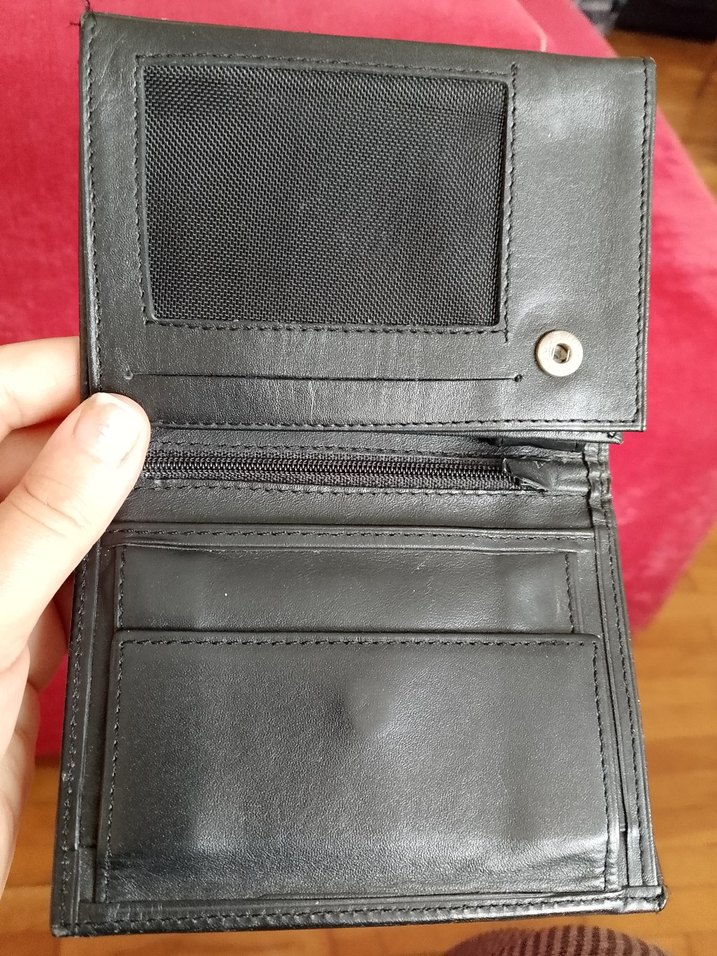 Siyah Minimalist Erkek Cüzdanı - Görsel 3