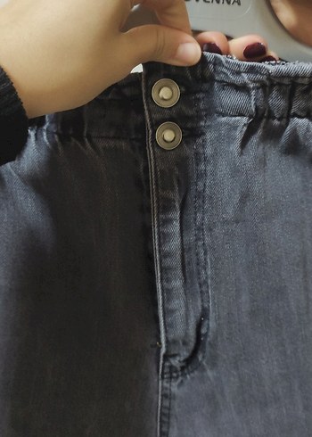 Gri Kadın Denim Pantolon - Görsel 4