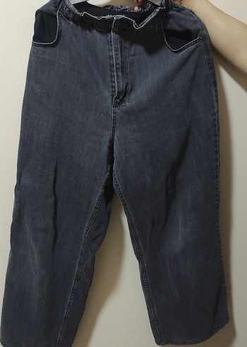 Gri Kadın Denim Pantolon - Görsel 2