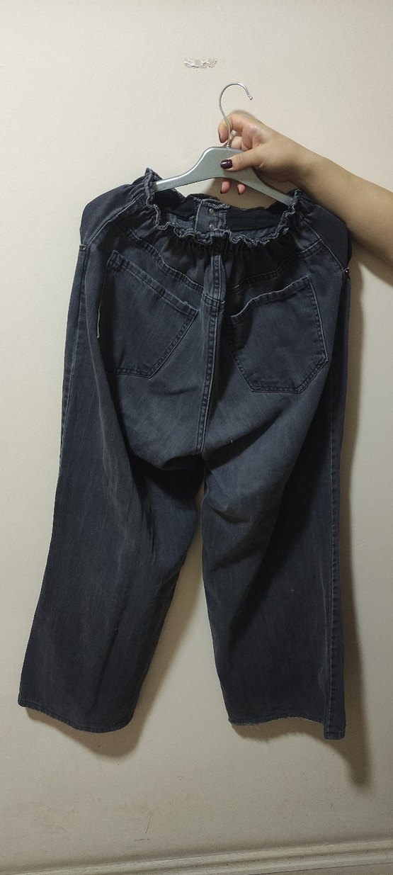 Gri Kadın Denim Pantolon - Görsel 5