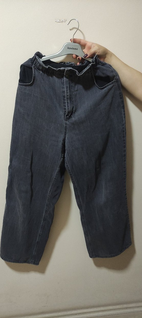 Gri Kadın Denim Pantolon - Görsel 2