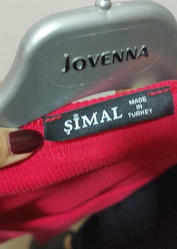 Kırmızı Midi Elbise - Görsel 5