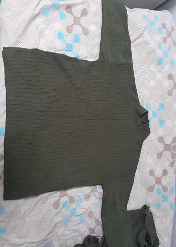 Haki Renkli Triko Takım - Görsel 4