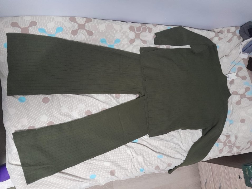 Haki Renkli Triko Takım - Görsel 2