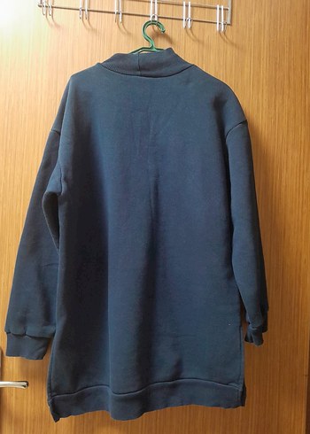 Kadın Lacivert Yüksek Yakalı Sweatshirt - Görsel 2