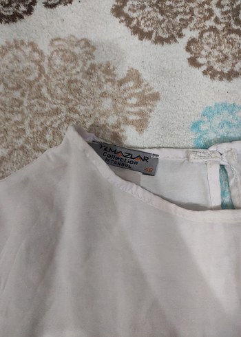 Uzun Kollu Mor ekoseli tunik - Görsel 3