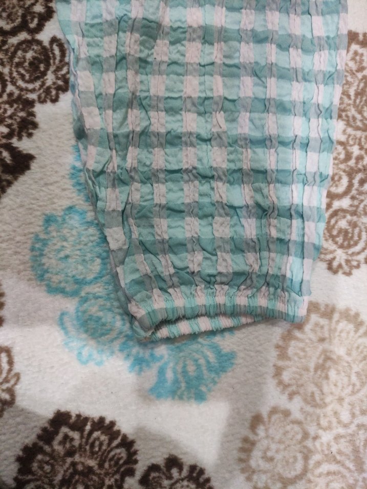 yeşil ekoseli tunik - Görsel 5