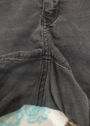 koyu gri Mini Şort - Görsel 4