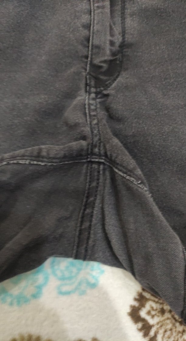 koyu gri Mini Şort - Görsel 4