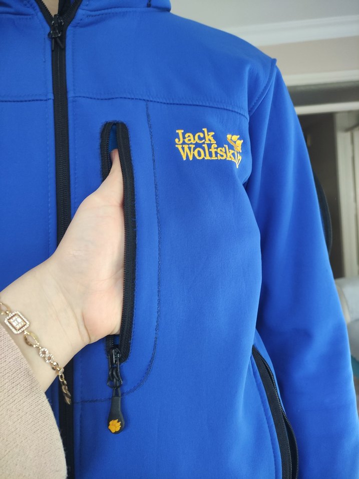 Mavi Fermuarlı Erkek Spor Ceketi - Görsel 4