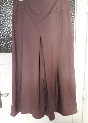vizon Drapeli Uzun Kadın Pantalon Etek