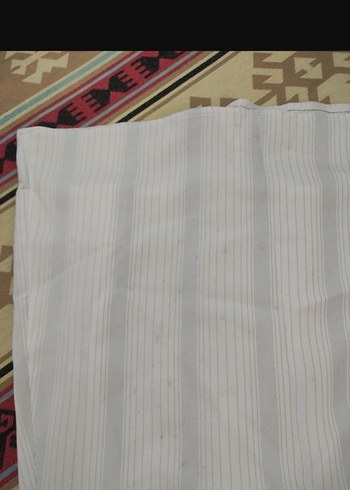 mavi Pilili Beyaz Uzun Kadın Etek - Görsel 6