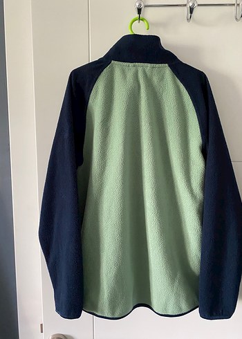 H&M Fermuarlı Erkek Polar Sweatshirt