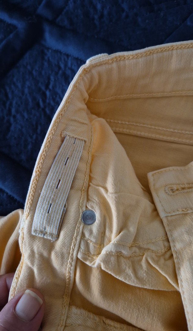 Bej Kız çocuk Kot Pantolon, Kemerli, Günlük - Görsel 5