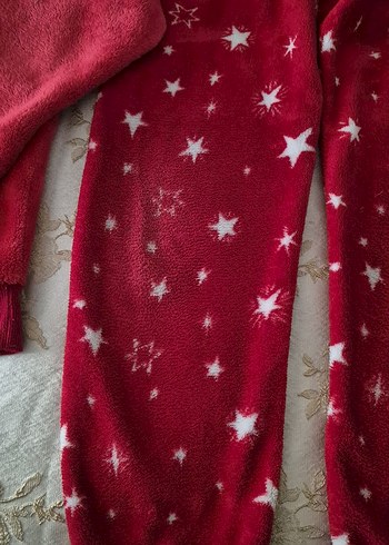 Kızlar için Kırmızı Yıldız Desenli Sweatpant - Görsel 4