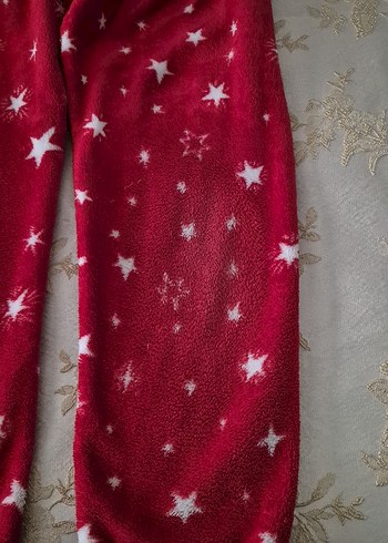 Kızlar için Kırmızı Yıldız Desenli Sweatpant - Görsel 3