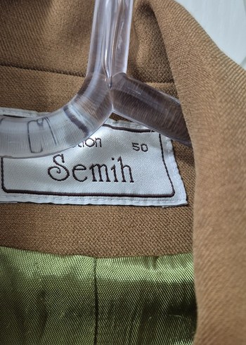 Düğmeli Bej Kadın Blazer Ceket - Görsel 3