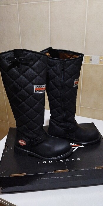 Bayan Harley Davidson çizme  - Görsel 2