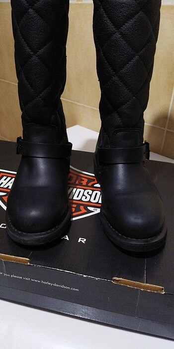 Bayan Harley Davidson çizme  - Görsel 4