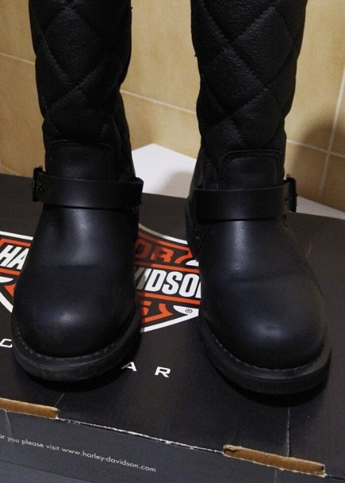 Bayan Harley Davidson çizme  - Görsel 4