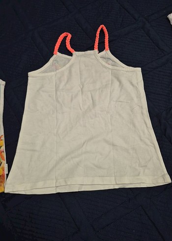 kız çocuk  ipli japene kollu tişört - Görsel 6