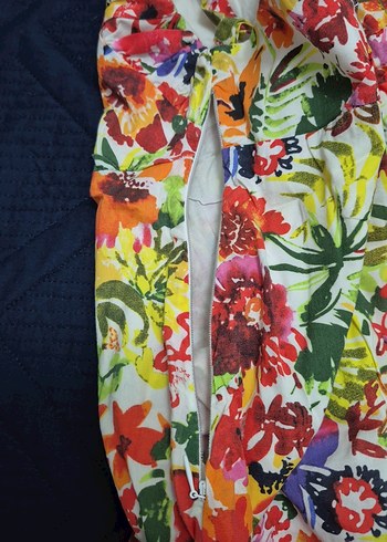 Çiçek Desenli Bohem Kız Elbisesi - Görsel 5